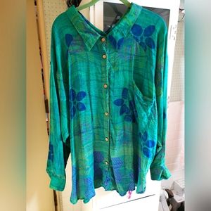 Kantha Bae Kismet Silk Top